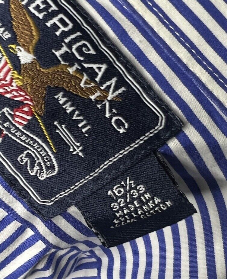 American Living Long Sleeve Shirt 16 1/2 32/33