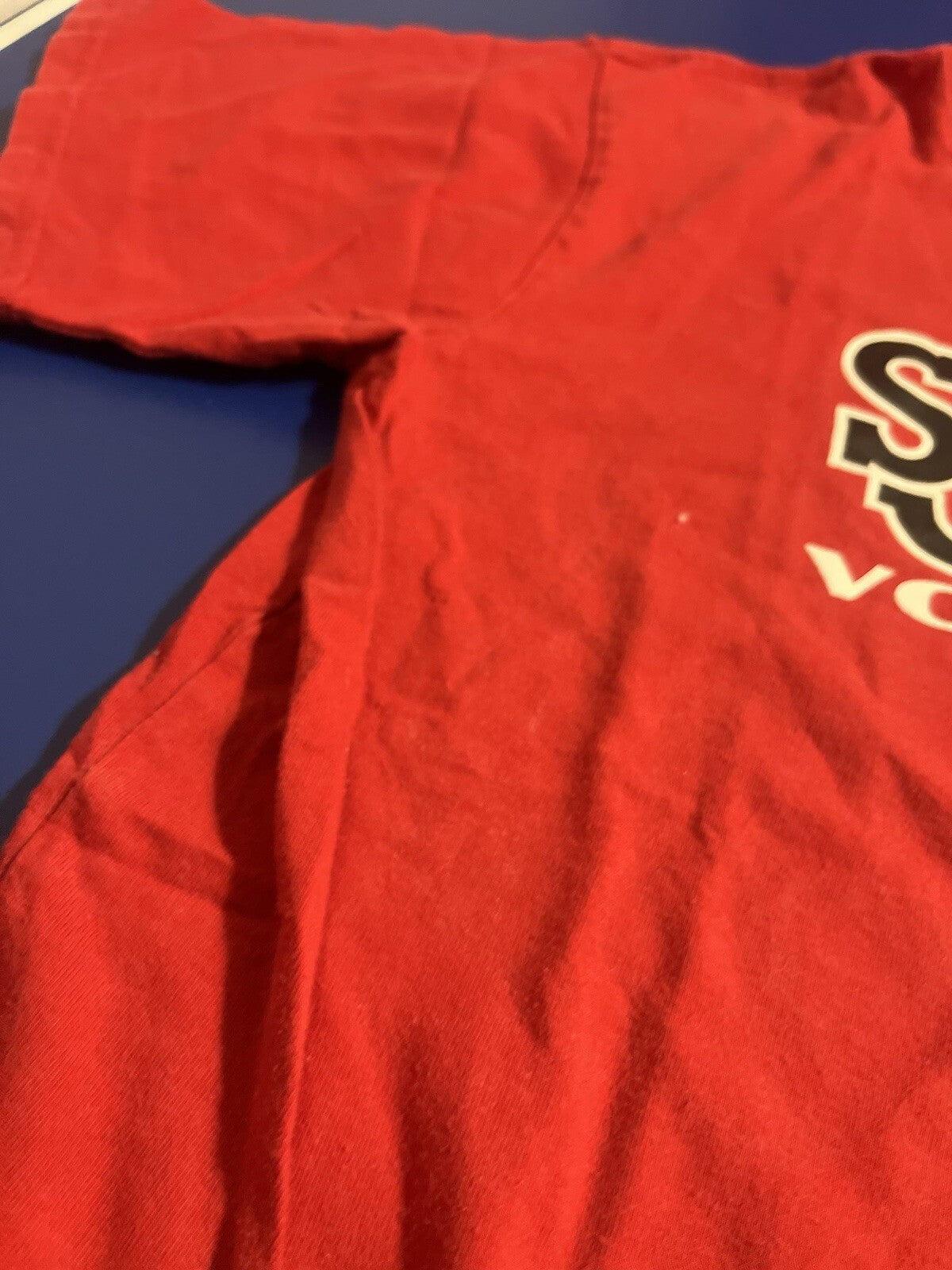St Johns University Official RedMedium Basketball Short Sleeve T Shirt Women’s