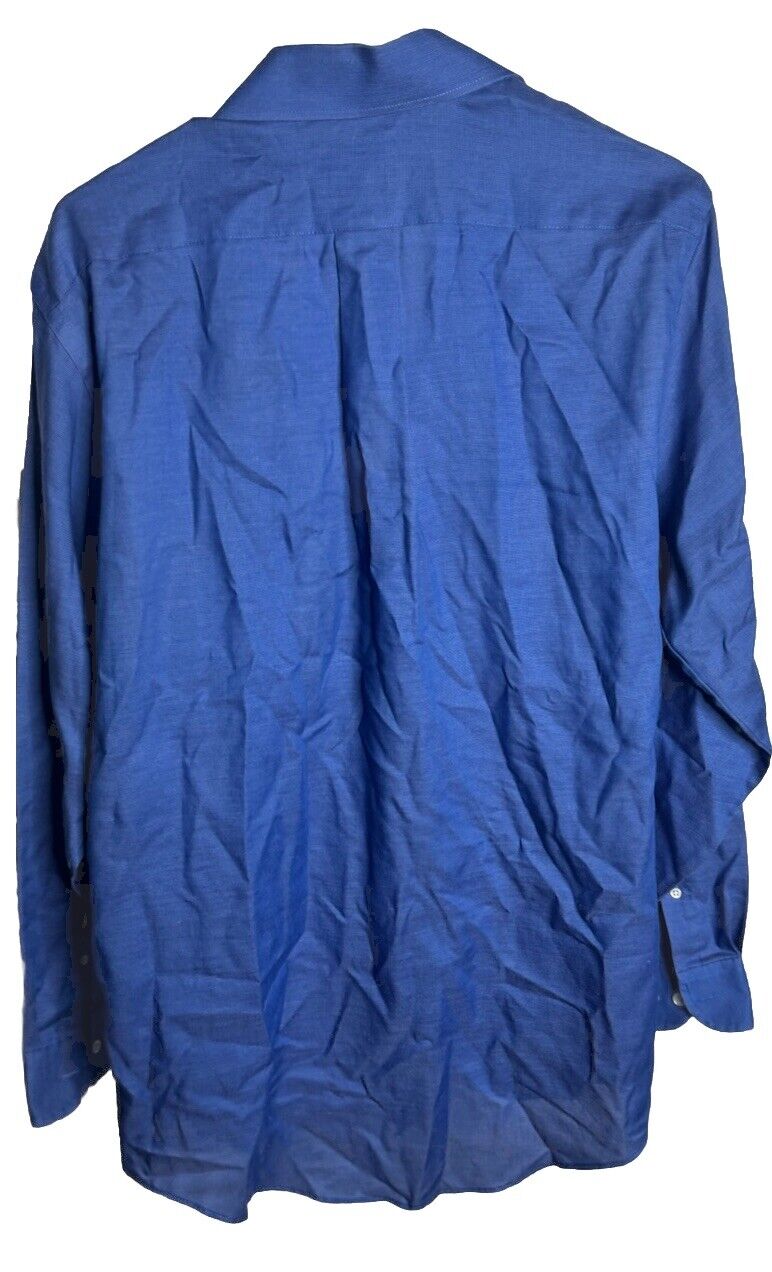Stafford Shirt Mens 15.5 34-35 Long Sleeve Button Down