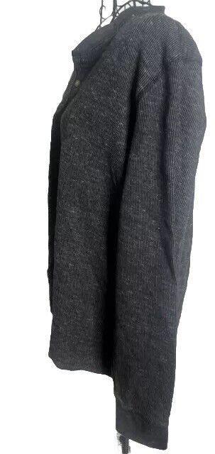 Mens Sonoma Black Long Sleeve Crewneck Shirt Large