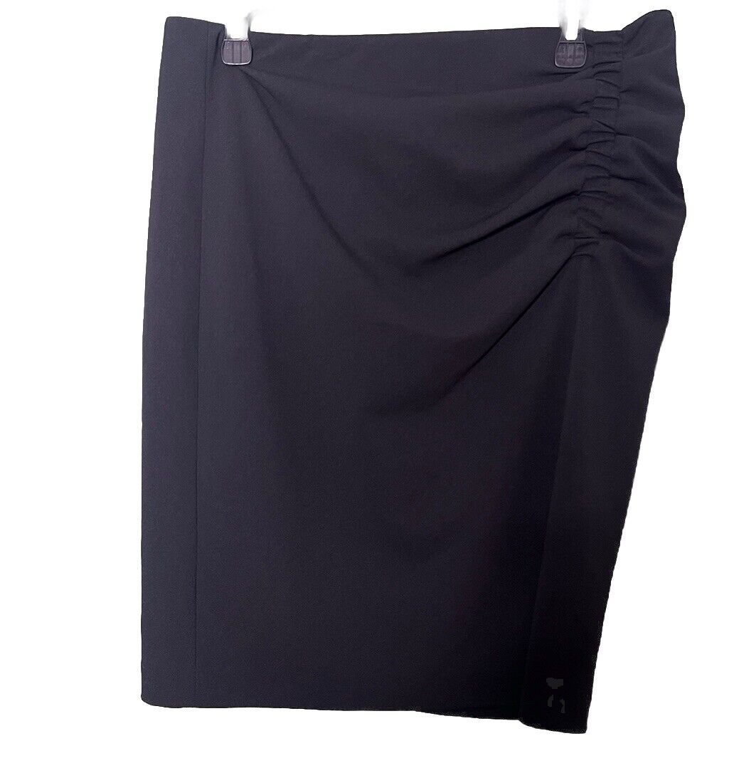 NEW Calvin Klein 10 Black Stretch Womens Straight