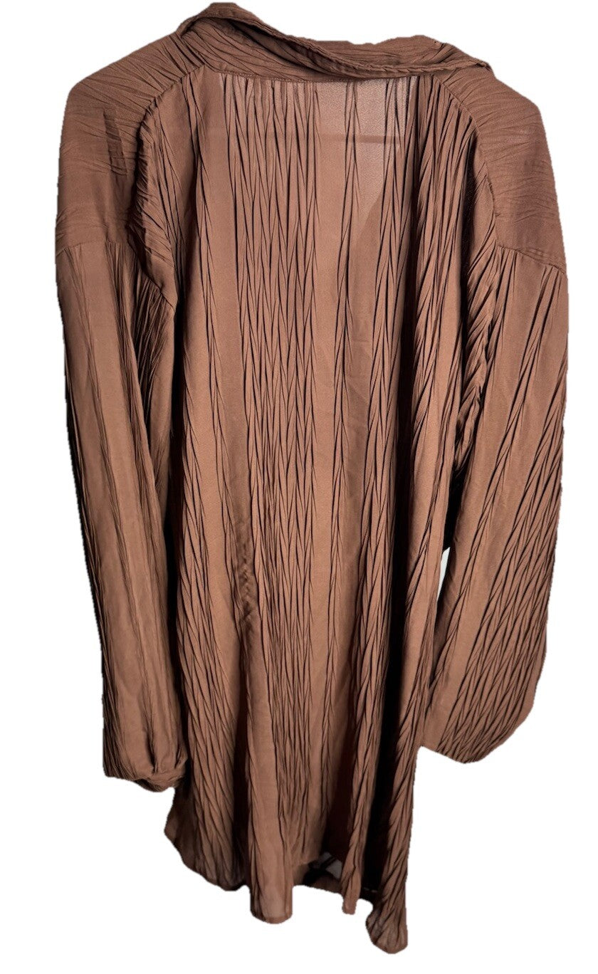 Pretty Little Thing Women's 10 Long Sleeve Shirt Dress