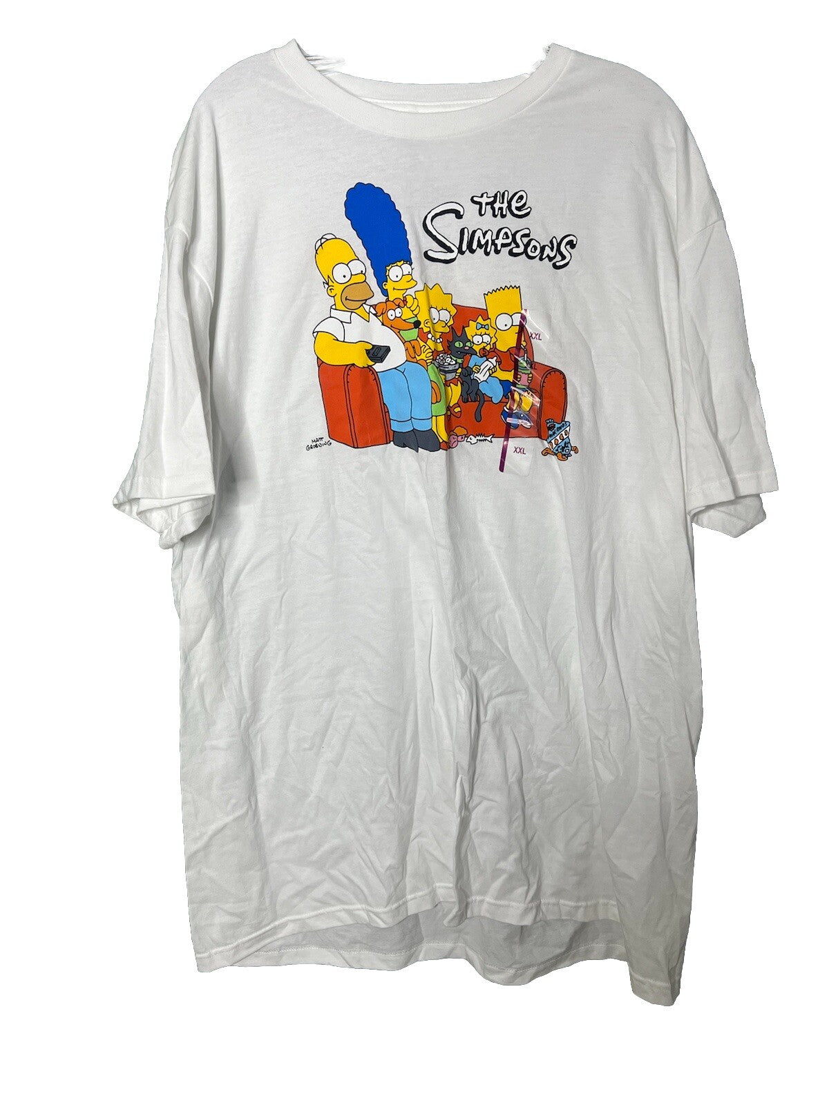 The Simpsons Shirt Family Portrait Cartoon Size 2XL The Simpsons