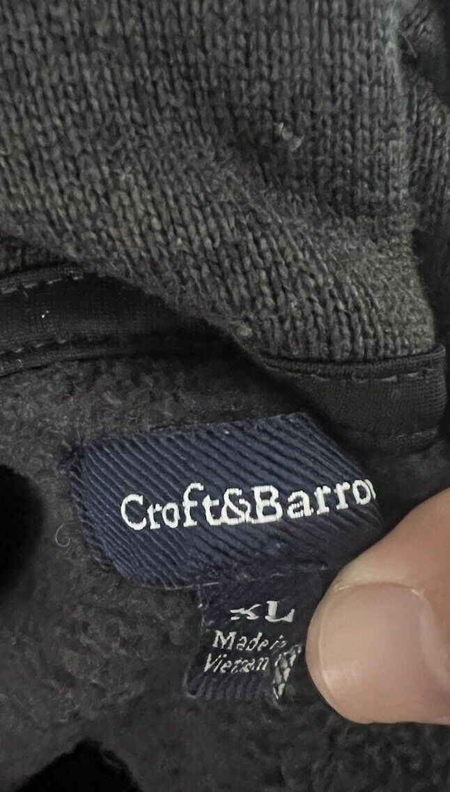 Craft And Borrow Men’s XL Sweater Pockets 1/4 Zip Outdoors