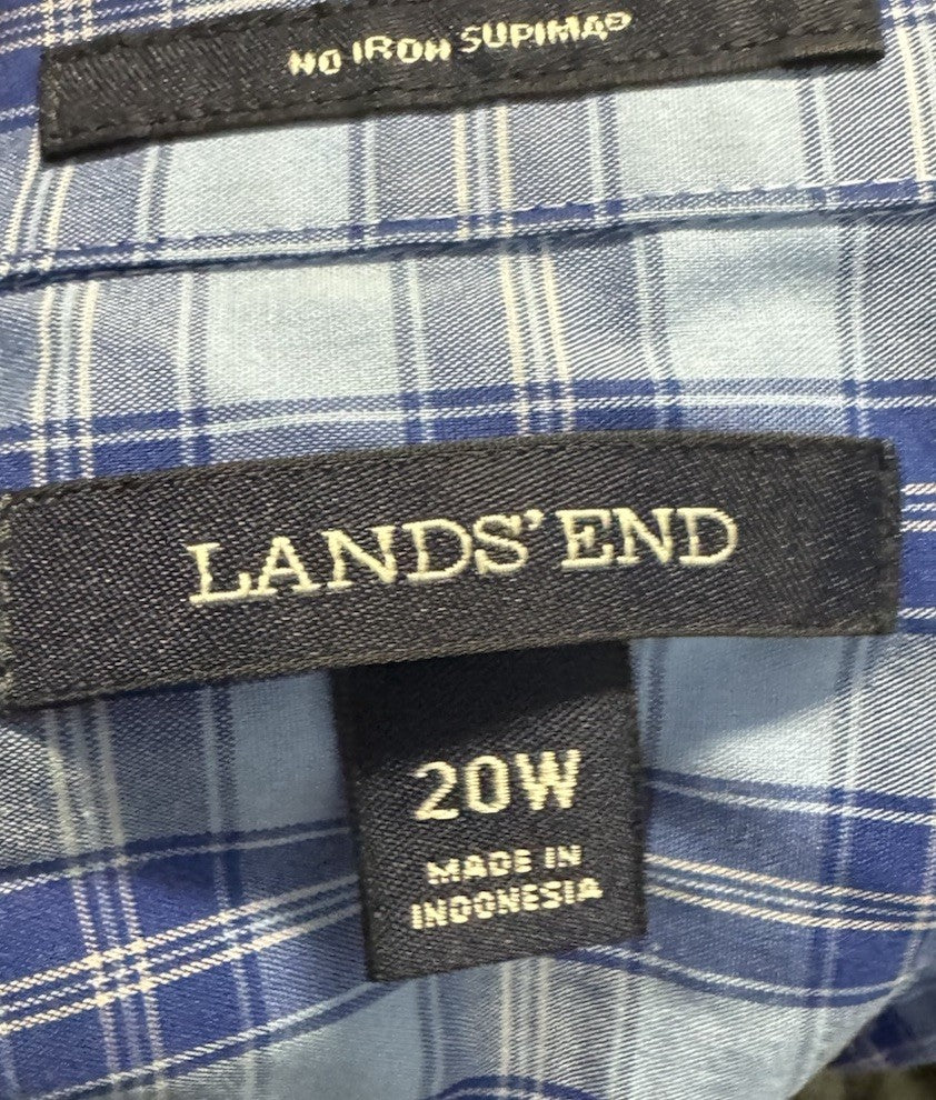 Land’s End Shirt Women's Size 20 W Button Down