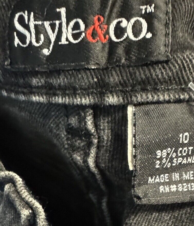 Style & Co Jeans Womens 10 Jegging Cargo Pocket Denim Stretch Ladies