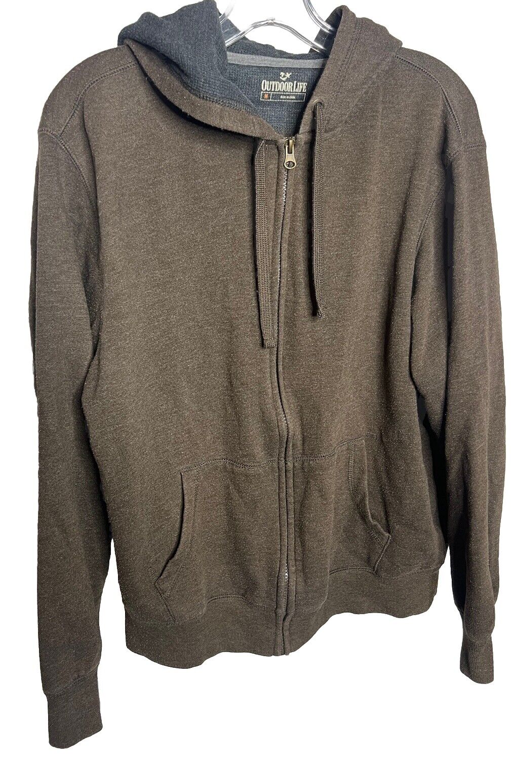 Outdoor Life Mens Medium Hoodie Jacket Full Zipper