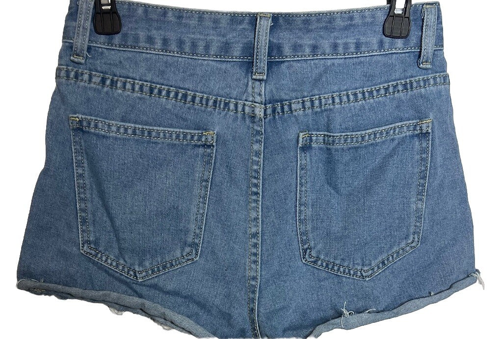 Shein Women's Medium Distressed Short Shorts Cut-Off