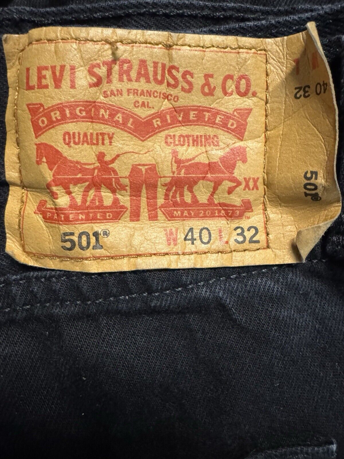 Levi’s 501 Straight Fit Jeans Mens Size 40x32