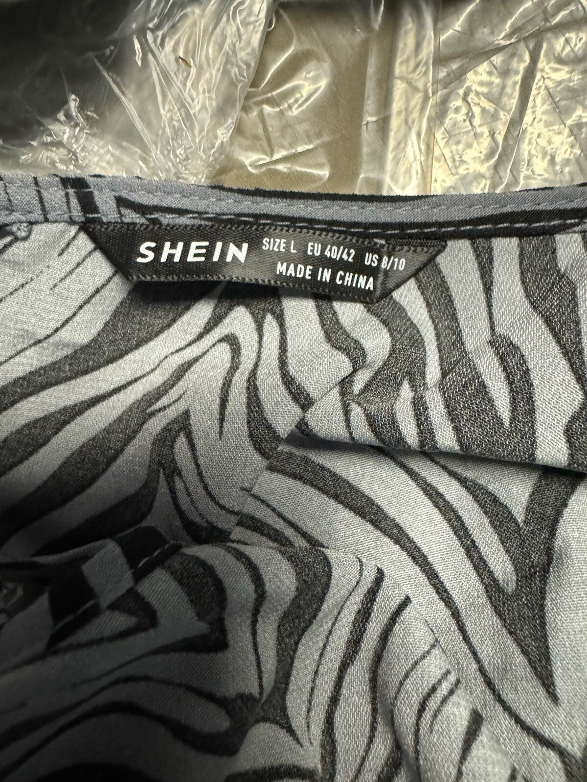Shein Womens Sz L Tunic Top Long Sleeves