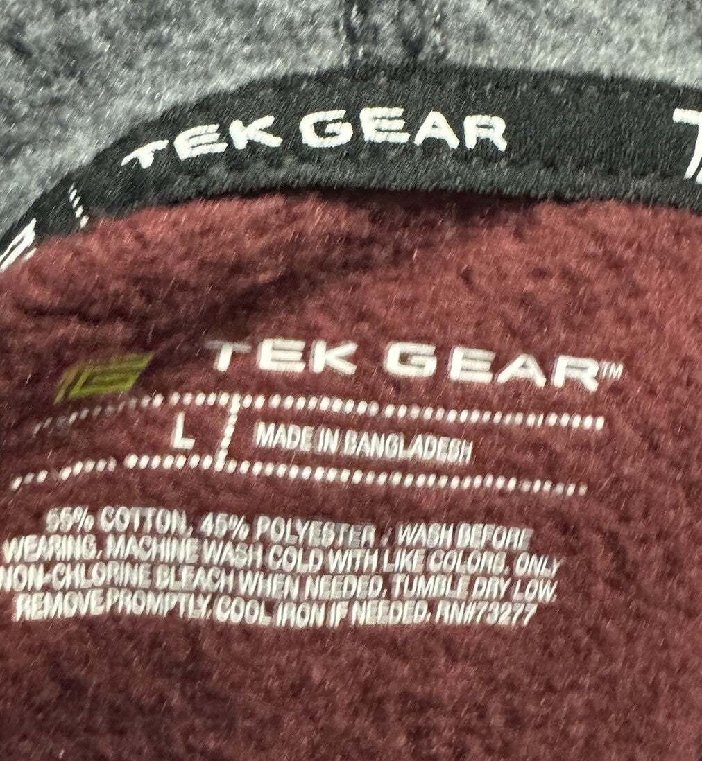 Tek Gear Men's Ultra Soft Size Large Fleece Hoodie