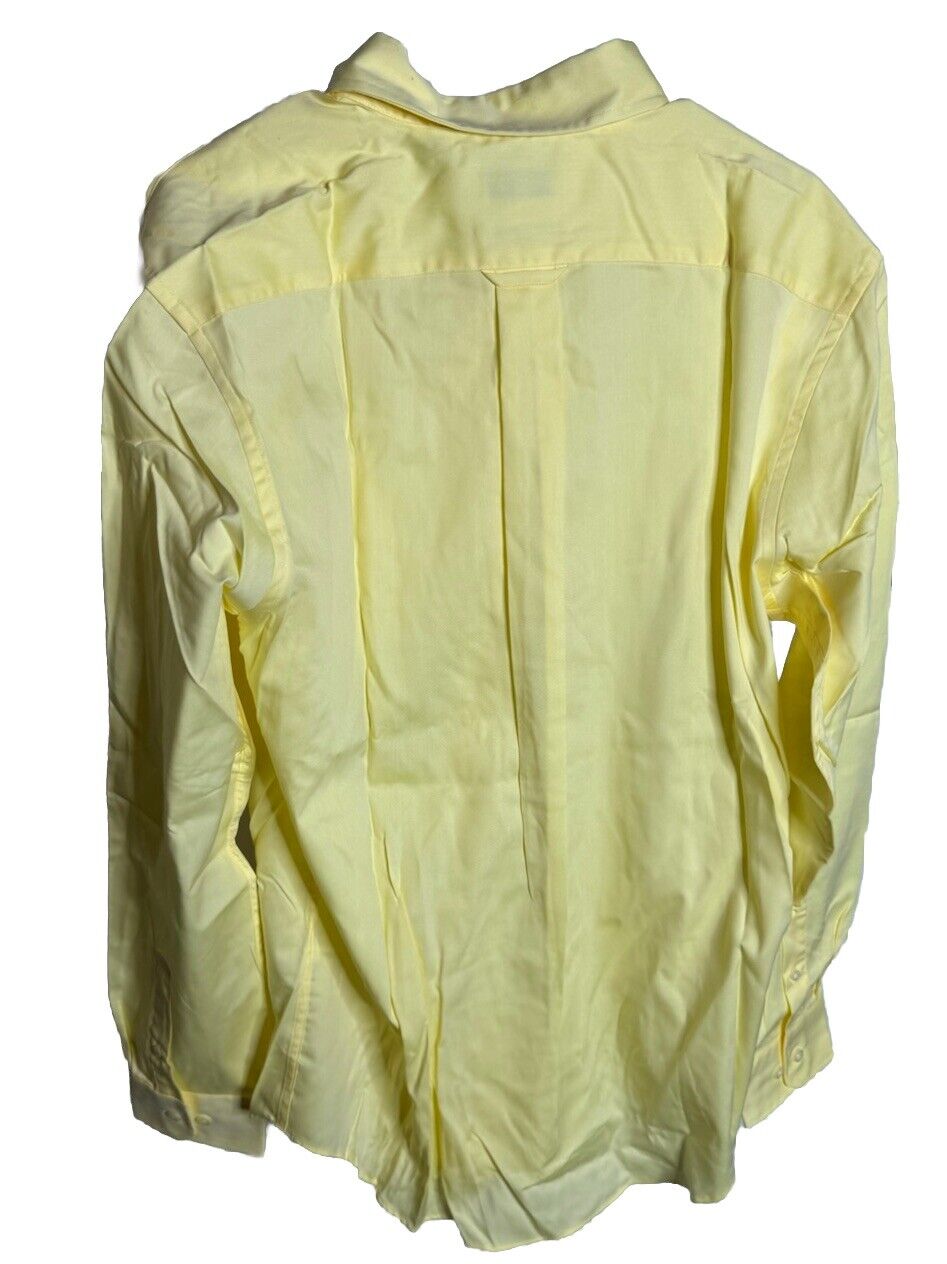 NAUTICA Dress Shirt Stretch Cotton Slim Fit Performance Large