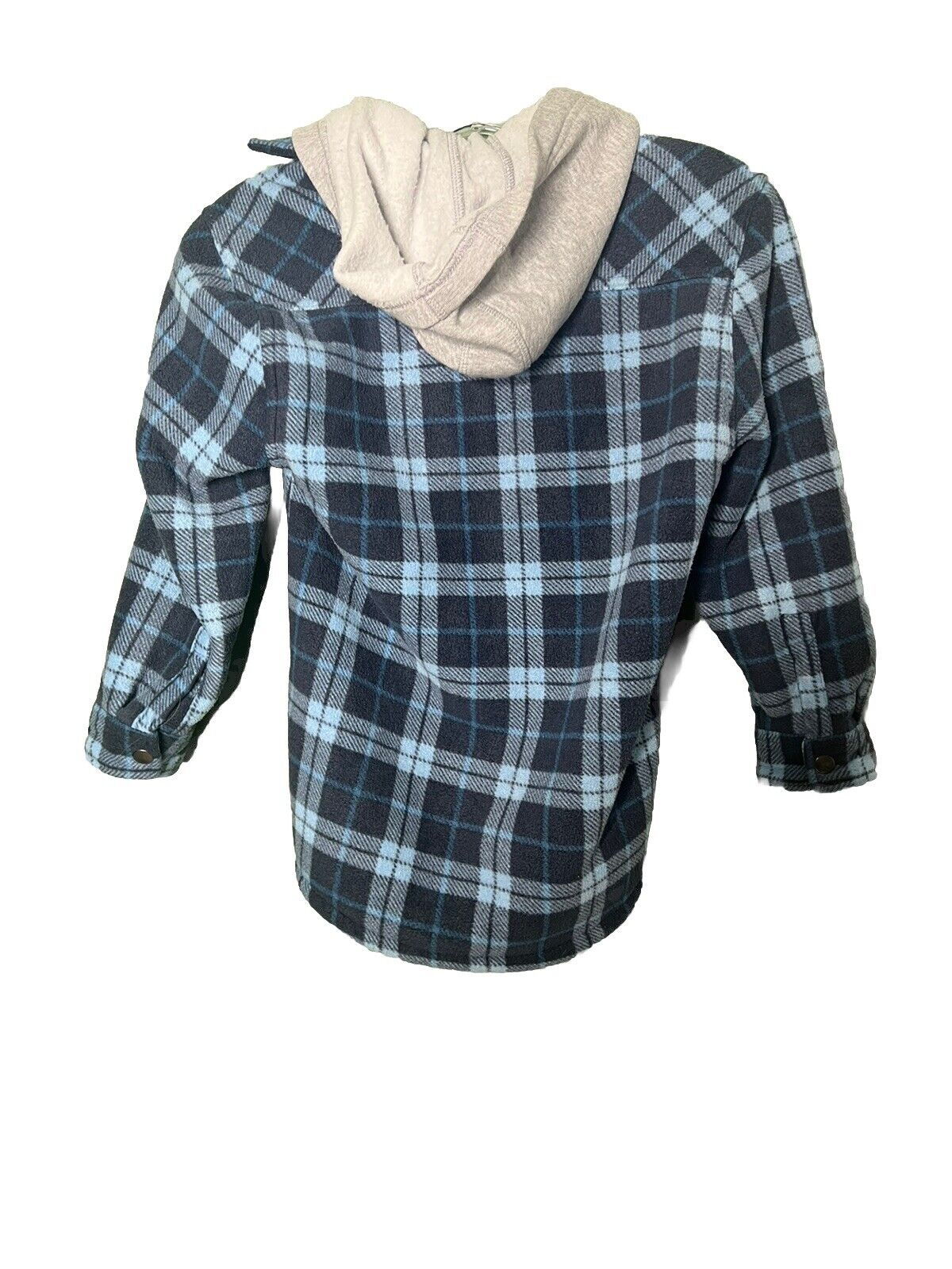 Freedom Foundry Youth Boy's Plush Flannel Shirt With Hood