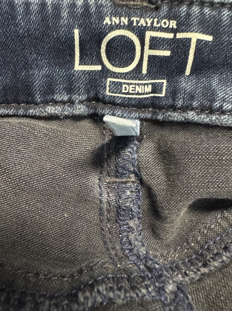 Ann Taylor Loft Jeans Women's sz 26/2 Modern Straight Low Rise Stretch