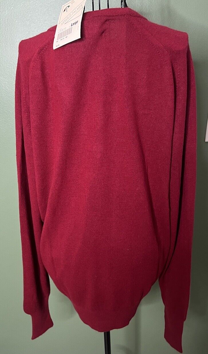 Arnold Palmer Men's Large Sweater Red Long Sleeve Normal Price $22.99