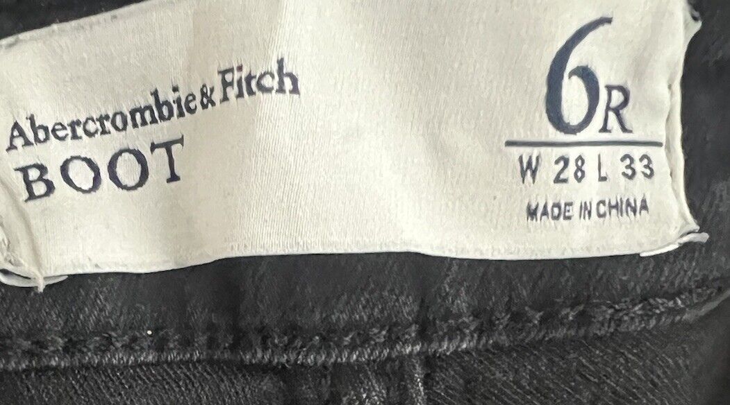 Abercrombie & Fitch Simone HSkinny Jeans Women's Size 28/6R Black
