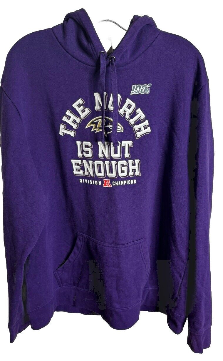 Baltimore Ravens Division Champions Hoodie - XL - NFL Football