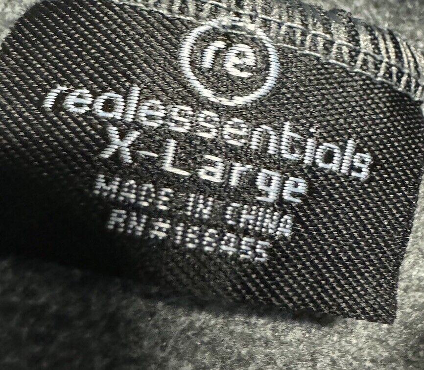 Real Essentials Mens Gray Joggers / Sweatpants Size XL