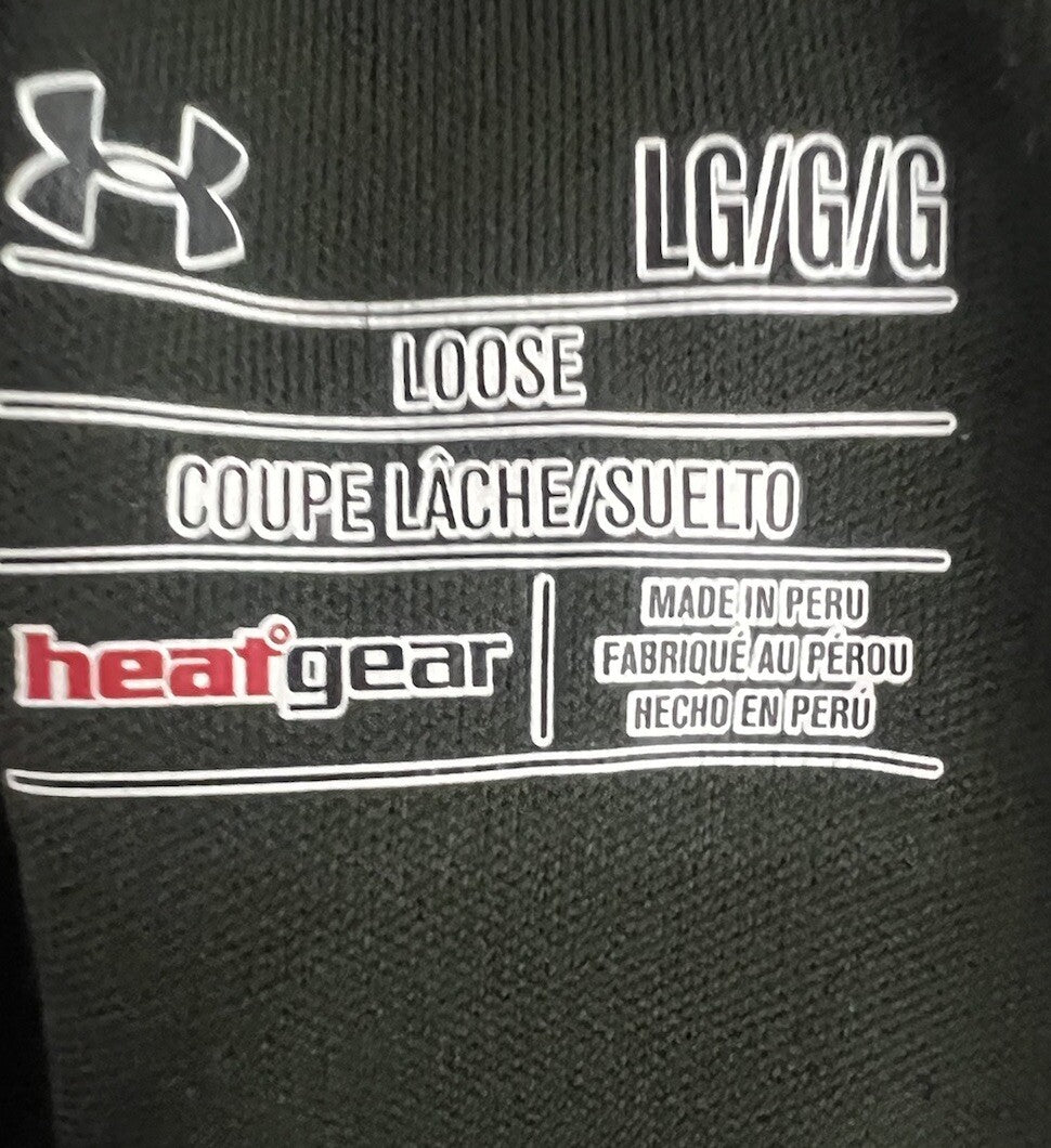 Under Armour Heat gear Loose Fit Golf Polo Shirt Men Large