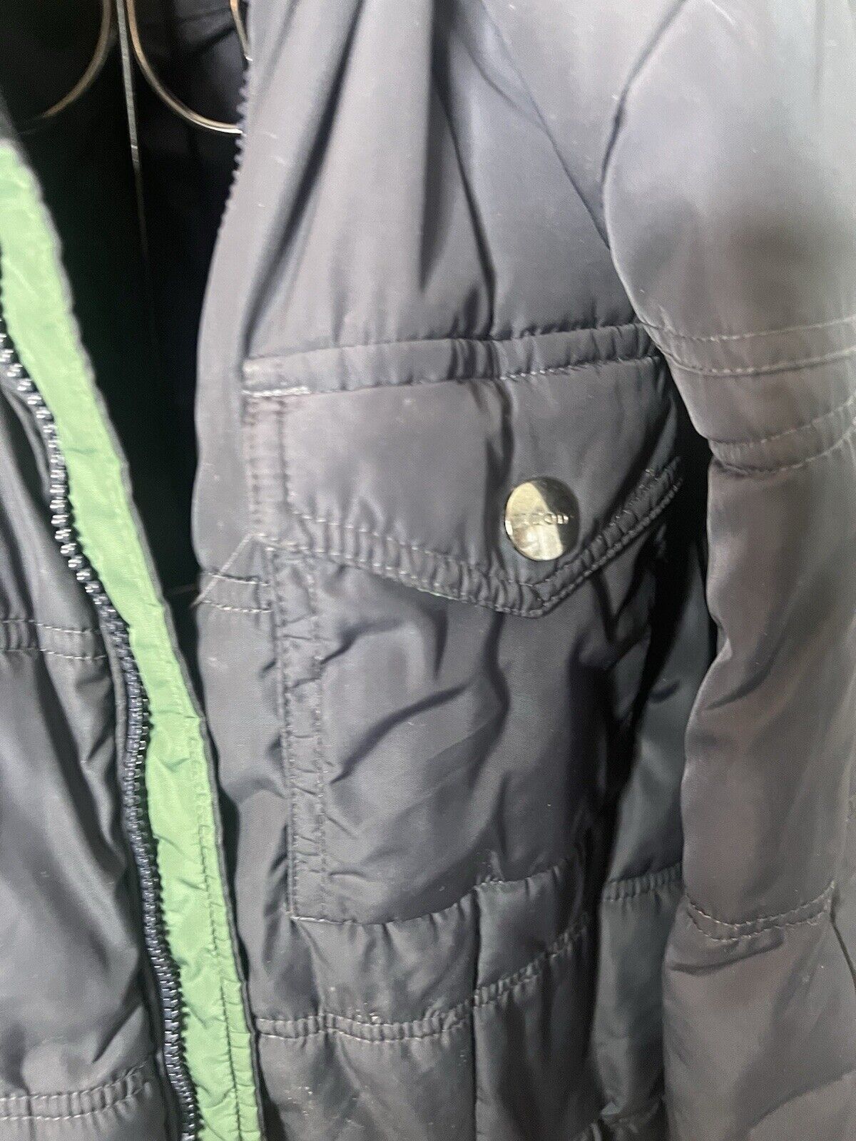 IZOD Hooded Puffer Jacket Sz M