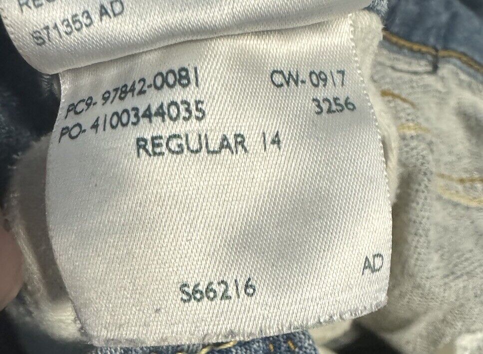 Levi's 515 Jeans Women's Size 14 Blue Stretch Denim Dark Wash