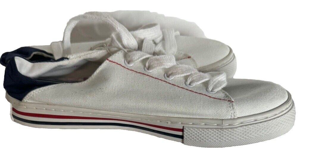 Tommy Hilfiger White Canvas Women's Size 8 M