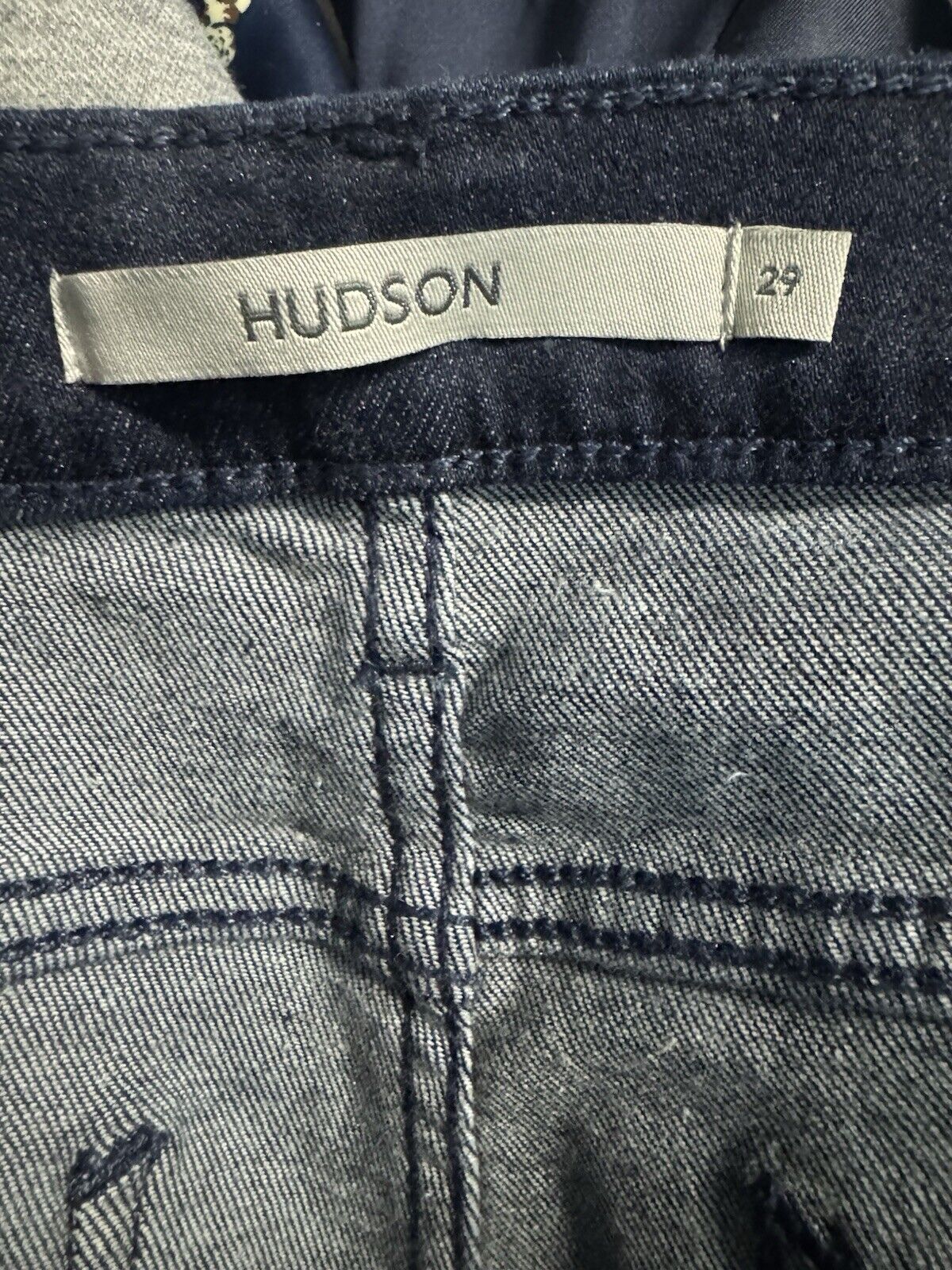 Hudson Womens Jeans Skinny Fit Stretch Flap Pockets Low Rise Size 29
