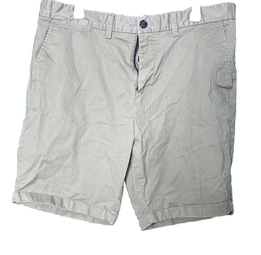 Tommy Hilfiger Shorts Mens 36 Beige Pockets Outdoor Stretch Relaxed Fit