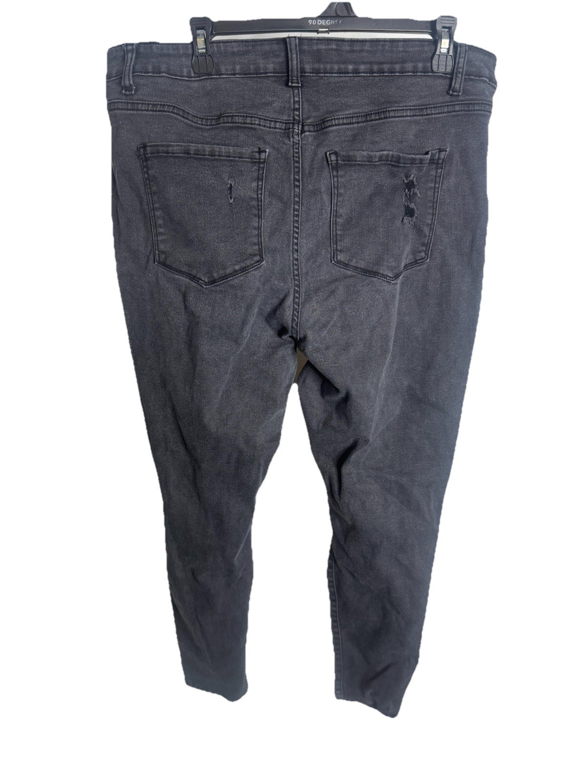 Wax Jean Women Jeans 18 Cotton Blend Distressed Slim Fit Regular Denim