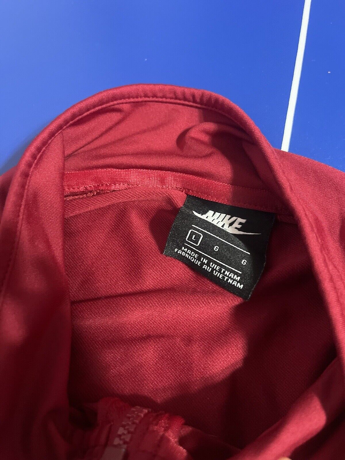 Nike Zip Up Jacket Red Athletic Jacket,Men’s Size Medium,Rare Find,High Quality
