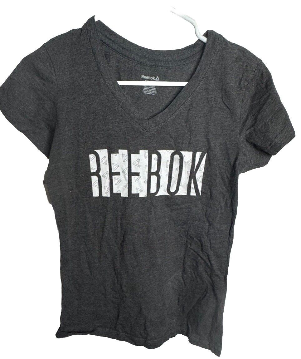 Reebok Women's Short Sleeve Athletic V Neck size Small