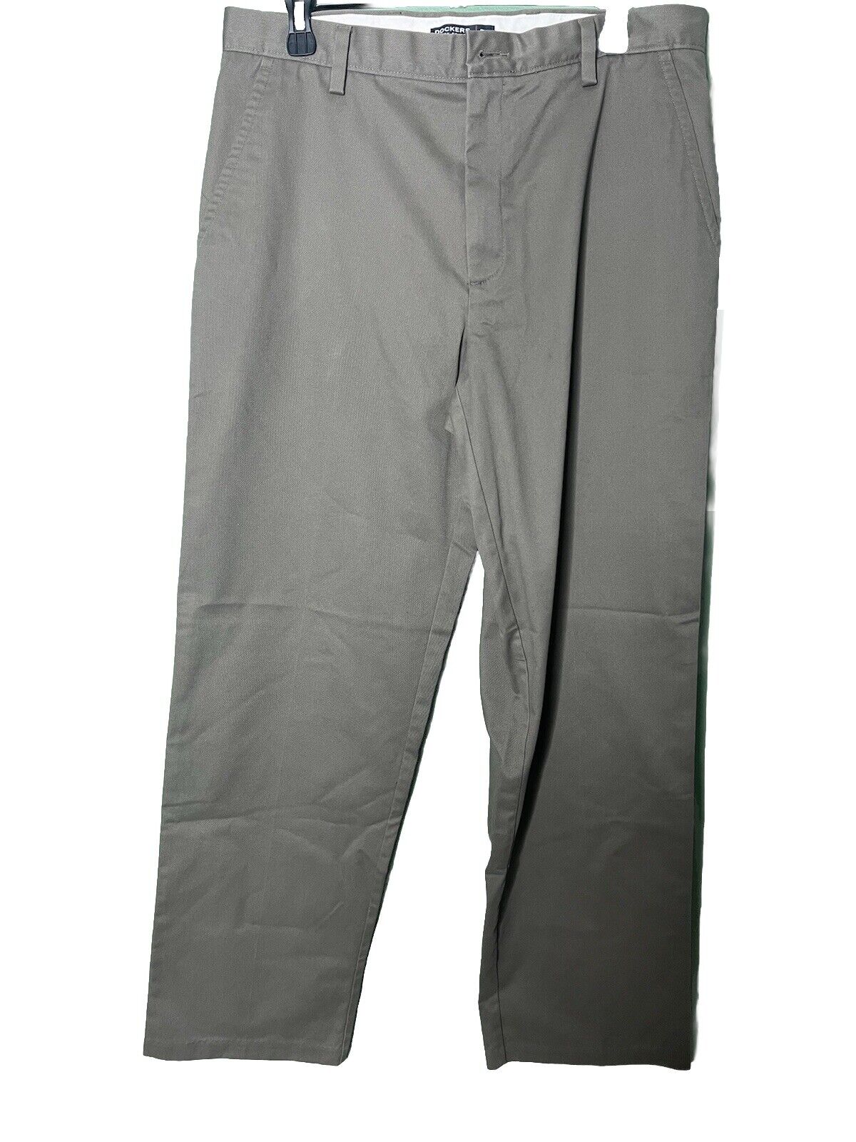 Dockers Easy Khaki Mens 33x32 Beige Slim Fit Straight Leg Performance Stretch