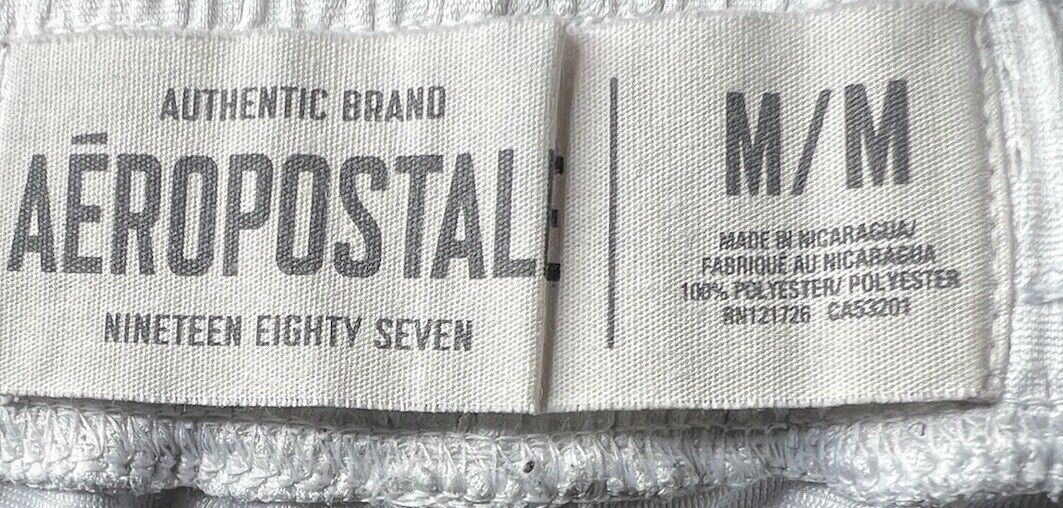 Mens Medium Aeropostale Mesh Activewear Basketball Shorts with Drawstring