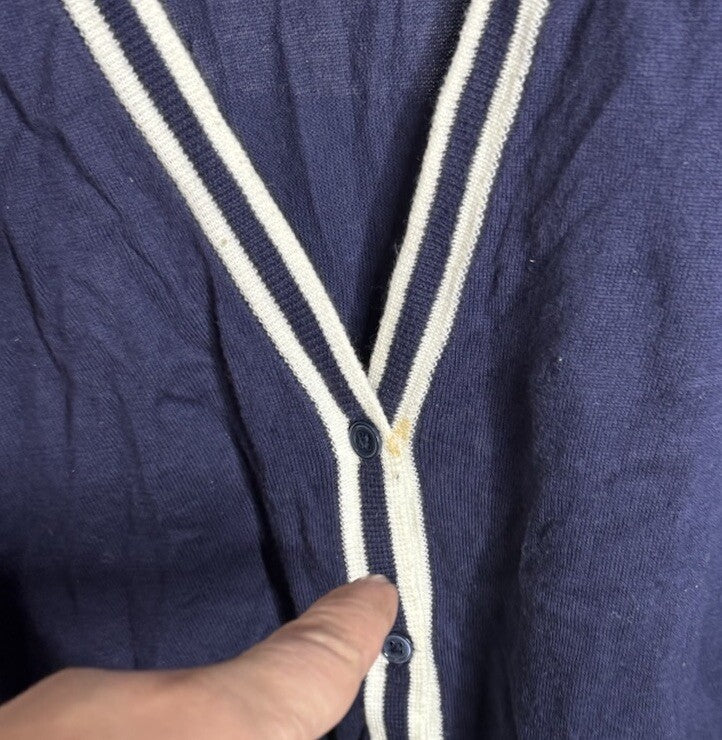 VTG Polo Ralph Lauren Cardigan Sweater Medium Prep Men 90s