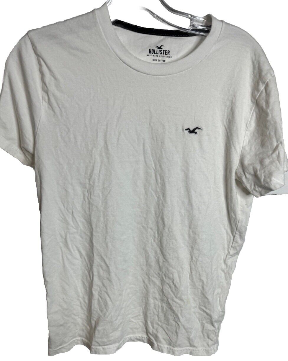 Hollister Logo Icon Crew Tee Shirt Mens Size XS