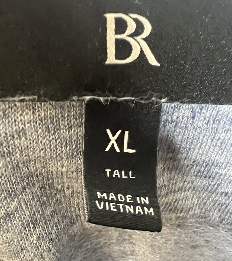 BR Men's Short Sleeve Crew Neck Premium Wash T-Shirts XL