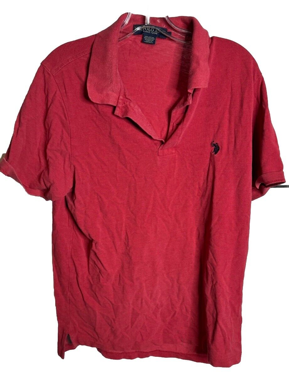 US Polo Association Shirt Mens Large Shirt Short Sleeve Polo
