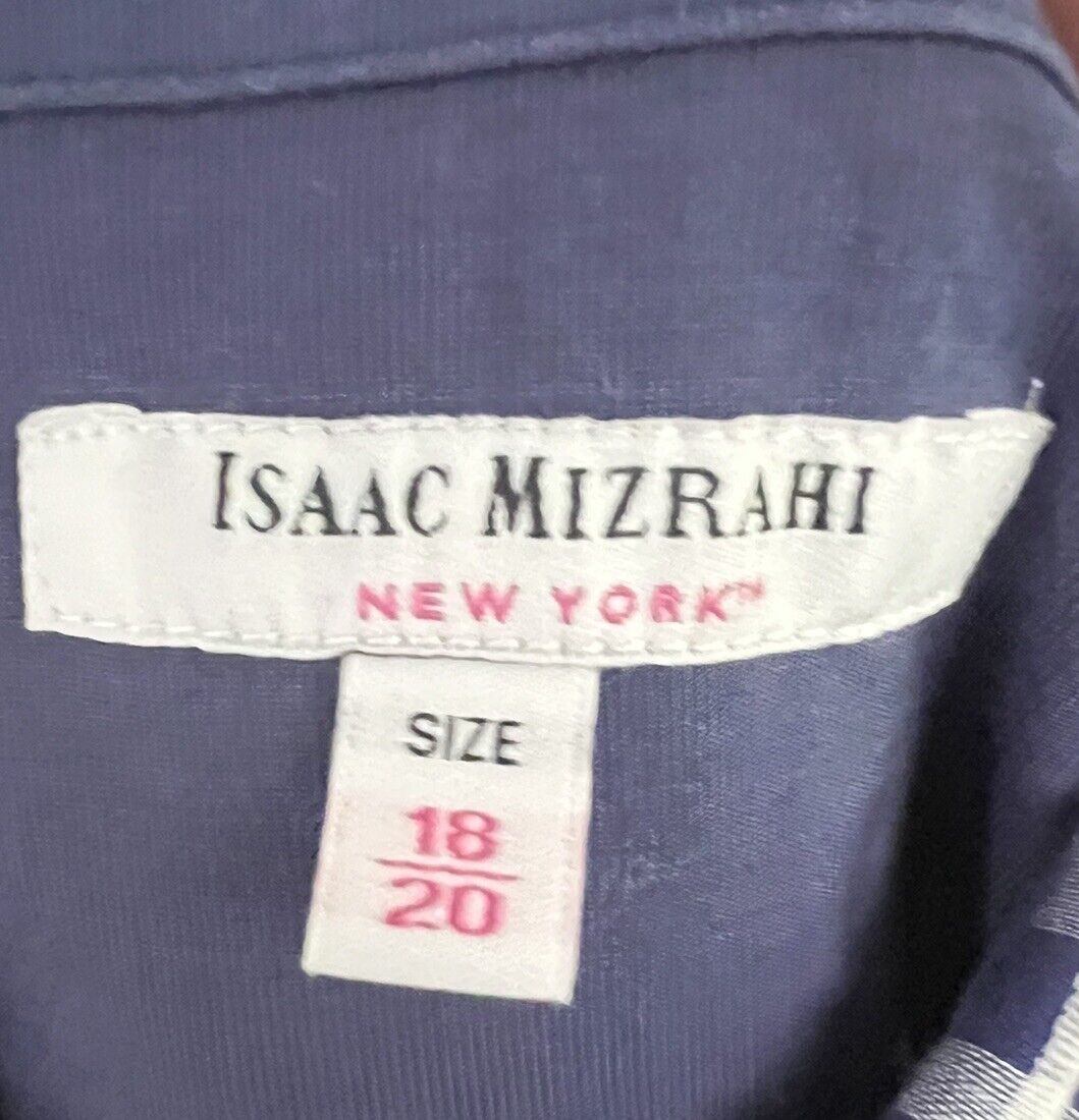 ISAAC MIZRAHI BUTTON DOWN SHIRT 18/20 NWT