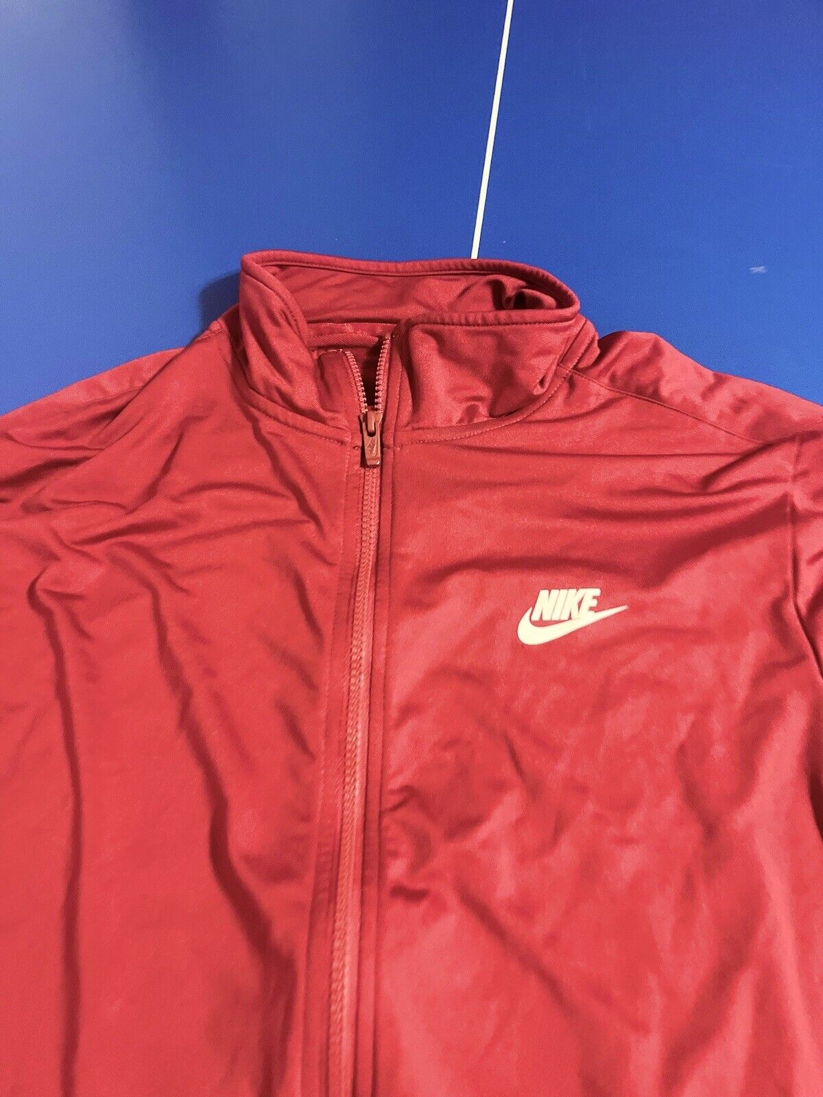 Nike Zip Up Jacket Red Athletic Jacket,Men’s Size Medium,Rare Find,High Quality