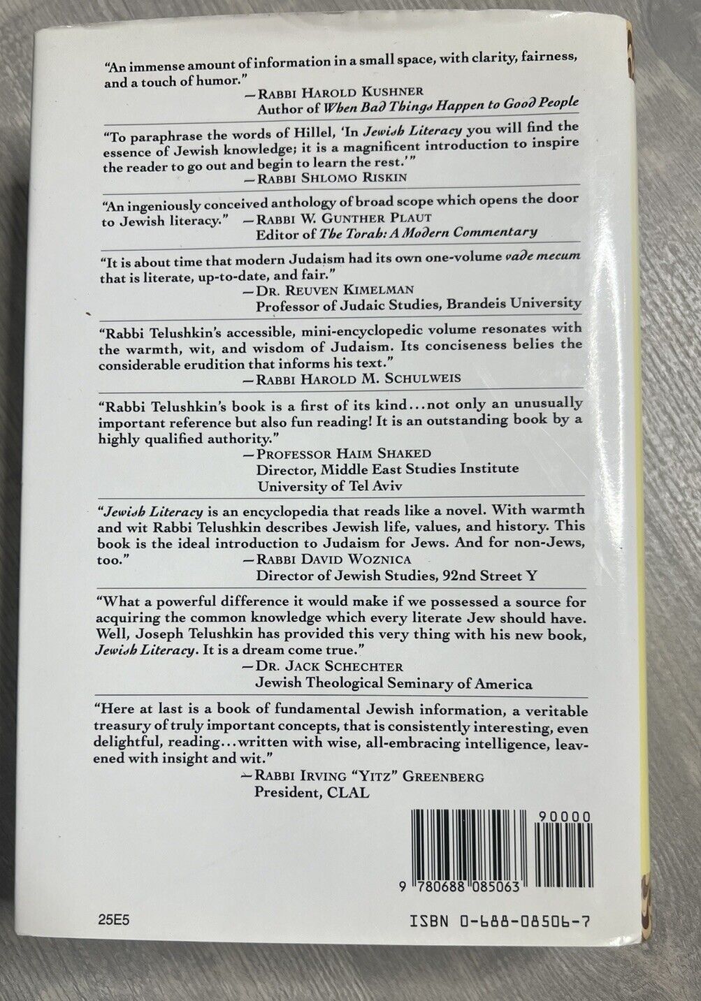 Jewish Literacy: The Most Important Things to Know About the Jewish Religion...
