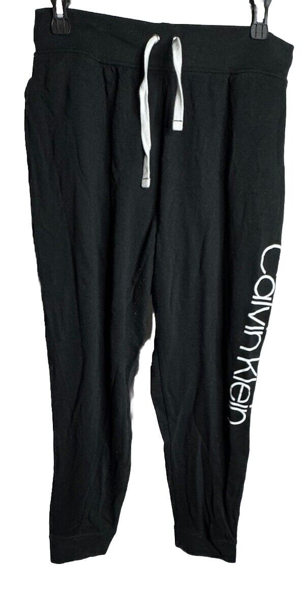 Calvin Klein Sleepwear Women's medium Jogger Black Sweatpants Lounge