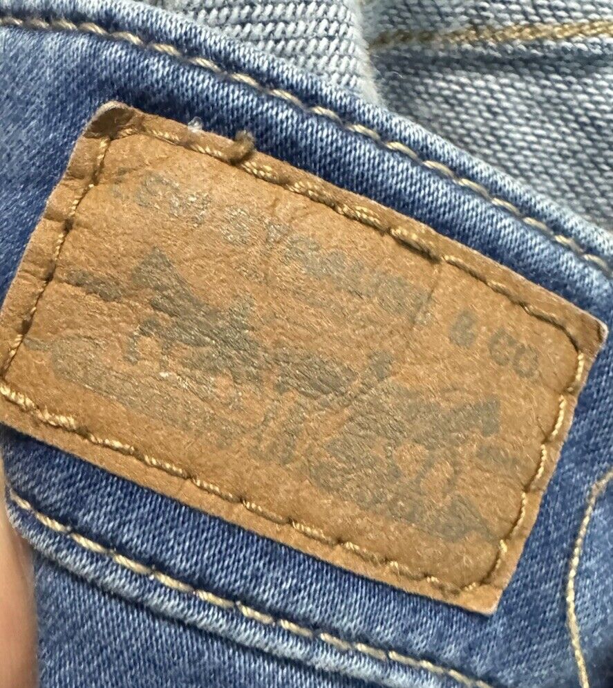 Levi's Jeans Womens 27 Blue Denim 501 Skinny