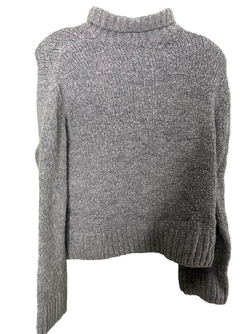H&M Sweater Women Size XSmall Gray Turtle Neck Pullover Long Sleeve