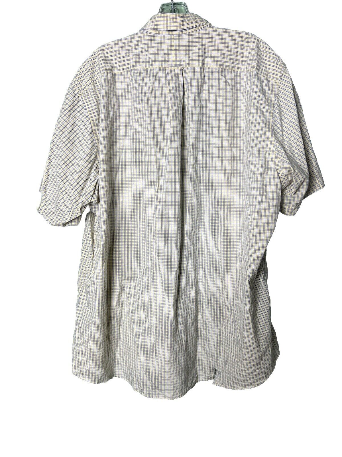 Kirkland Signature Short Sleeve Button Down Non-Iron Mens 2XL Dress Shirt