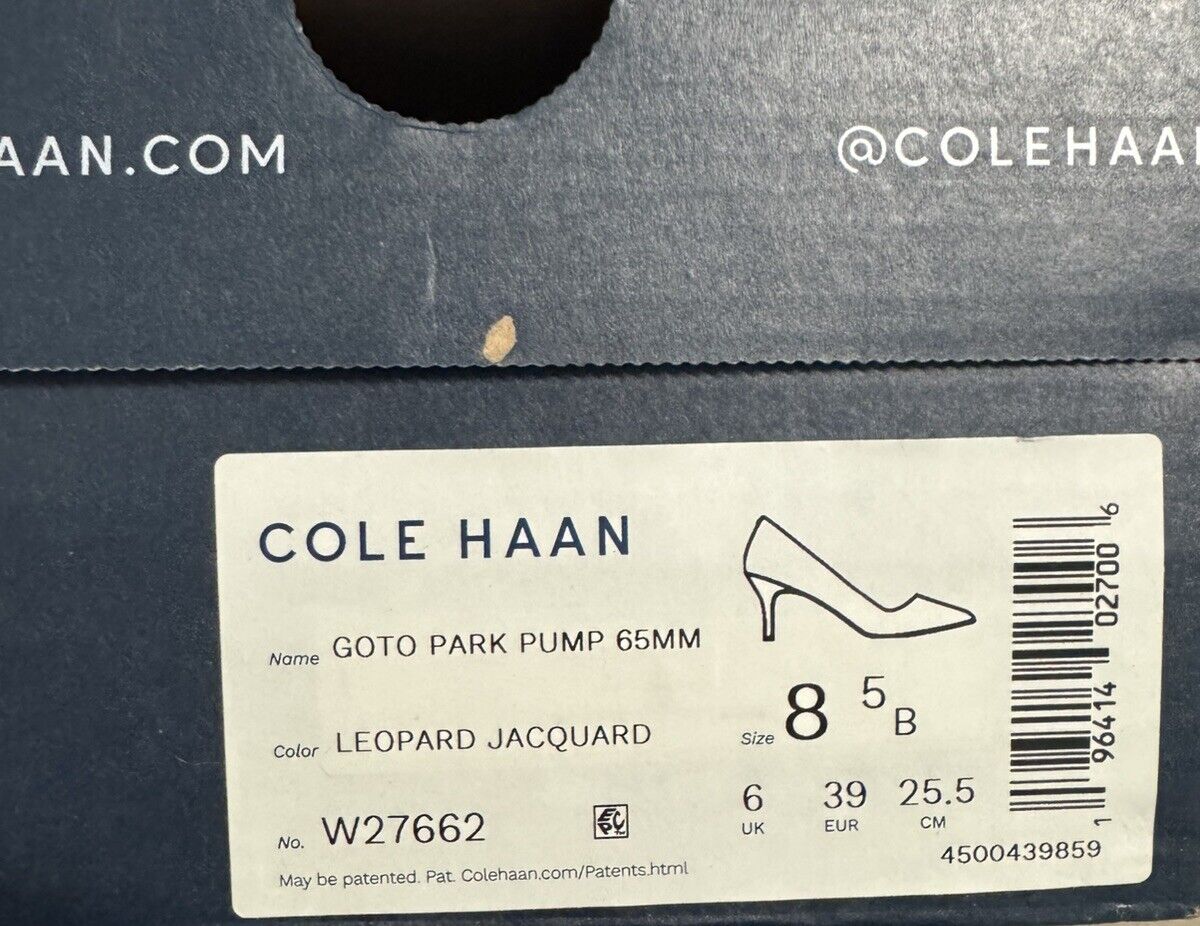 Cole Haan Women's Peep-Toe Pumps Size 8B Heels