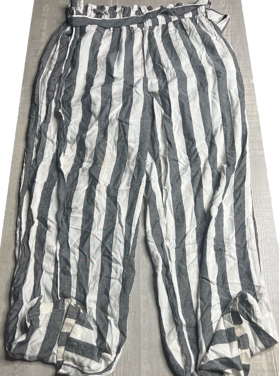 AMERICAN EAGLE Womens' Striped Elastic Pant Pants Size Medium