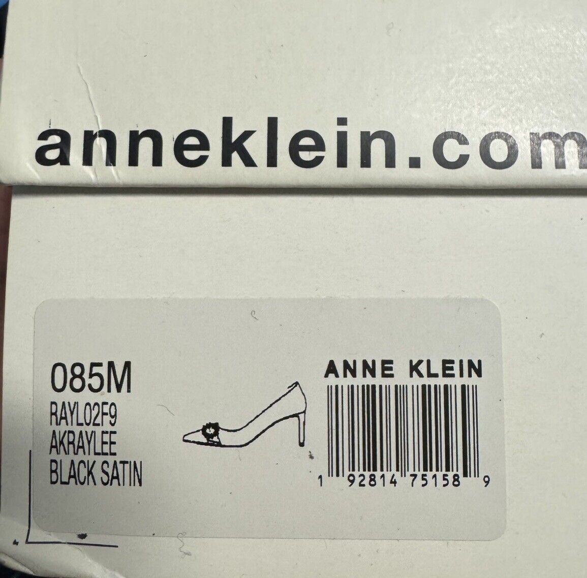 Anne Klein Women’s Shoes, New In Box, Black Madalon Kitten Heels, Size 8.5 M