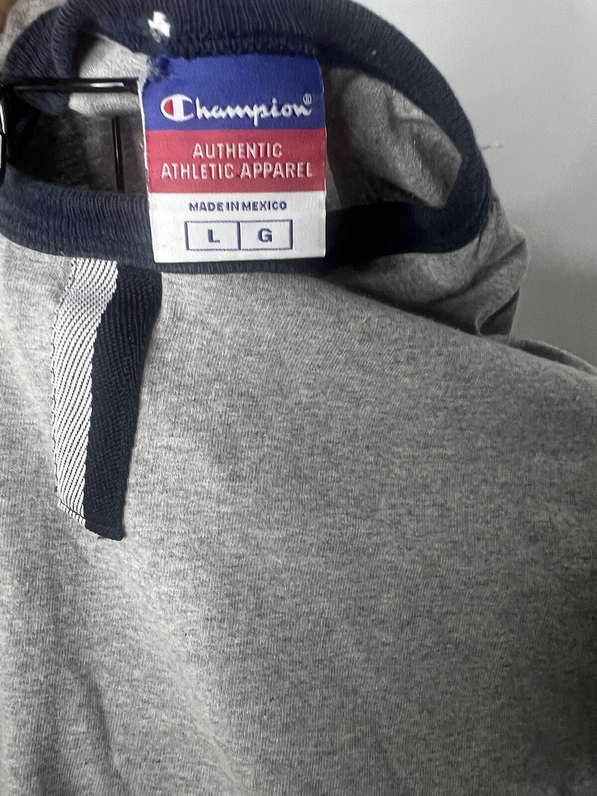 Champion Gray T-shirt Size Large