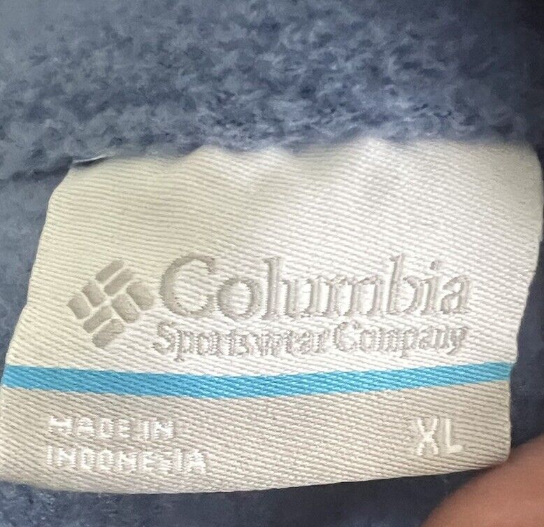 Columbia Jacket Womens Medium Full Zip Pockets Fleece Long Sleeve