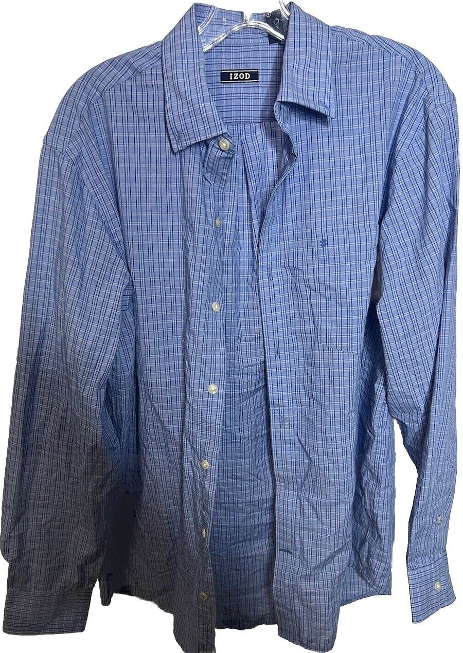 IZOD Men’s Long Sleeve Button Down Size Medium